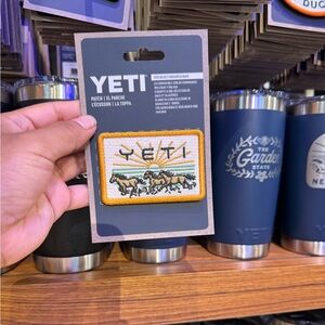 YETI Embroidered Patch with Horses